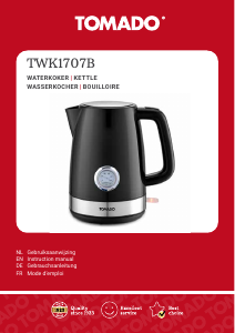 Handleiding Tomado TWK1707B Waterkoker