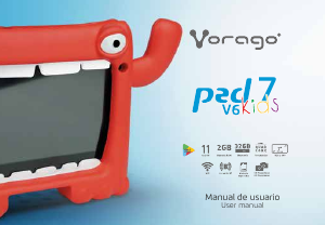 Manual de uso Vorago PAD-7-V6-KIDS Tablet