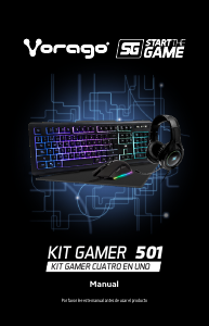 Manual de uso Vorago KMH-501 Teclado
