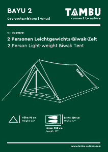 Handleiding Tambu Bayu 2 Tent