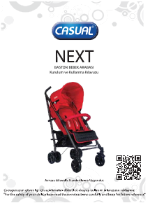 Kullanım kılavuzu Casual Next Katlanır bebek arabası
