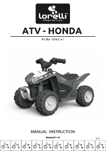 Manual Lorelli ATV Honda Kids Car