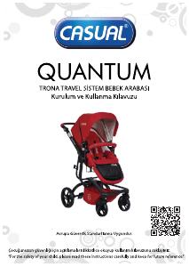 Kullanım kılavuzu Casual Quantum Katlanır bebek arabası