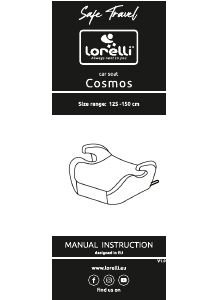Használati útmutató Lorelli Cosmos Autósülés