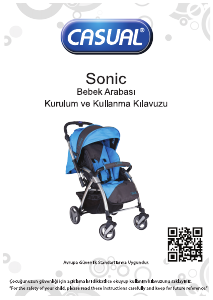 Kullanım kılavuzu Casual Sonic Katlanır bebek arabası