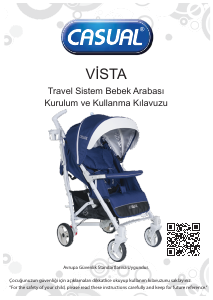 Kullanım kılavuzu Casual Vista Katlanır bebek arabası
