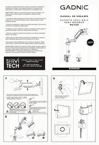 Manuale Gadnic SOP00046 Supporto da parete