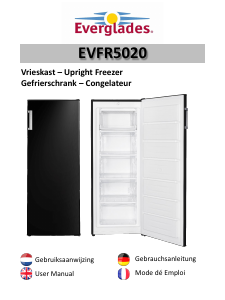 Handleiding Everglades EVFR5020 Vriezer