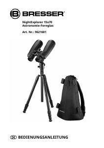 Bedienungsanleitung Bresser 9621601 NightExplorer 15x70 Fernglas