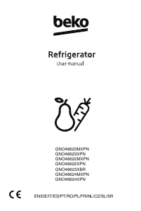Mode d’emploi BEKO GNO46623XPN Réfrigérateur combiné