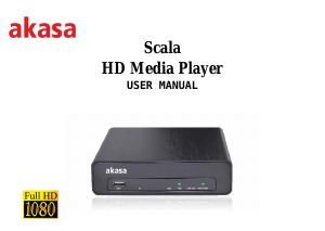 Manual Akasa Scale Media Player