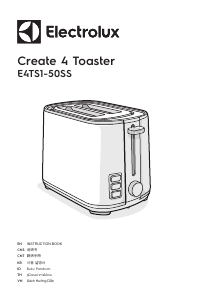 Manual Electrolux E4TS1-50SS Create 4 Toaster