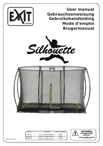 Handleiding Exit Silhouette Trampoline