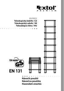 Manuál Extol 8849003 Žebřík
