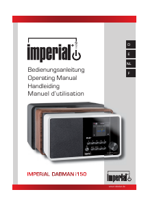 Handleiding Imperial Dabman i150 Radio