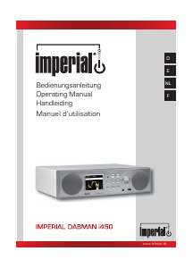 Bedienungsanleitung Imperial Dabman I450 Radio