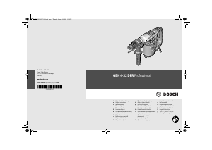 Bruksanvisning Bosch GBH 4-32 DFR Borhammer