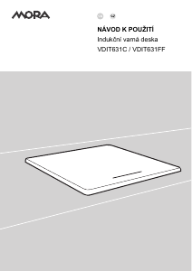 Manuál Mora VDIT 631 C Varná deska