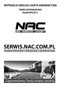 Instrukcja NAC SPE25C-L Pompa ogrodowa