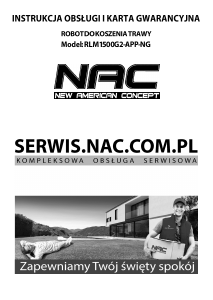 Instrukcja NAC RLM1500G2-APP-NG Kosiarka