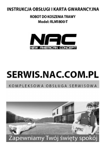 Instrukcja NAC RLM1800-T Kosiarka