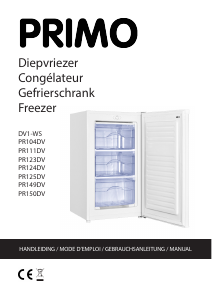 Manual Primo PR123DV Freezer