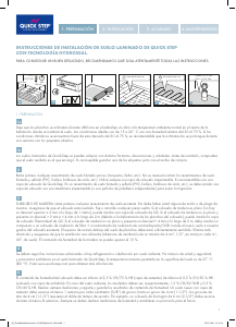 Manual de uso Quick-Step Muse Suelo laminado