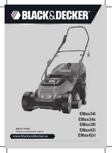 Manual Black and Decker EMax34s Mașină de tuns iarbă