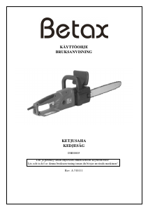 Käyttöohje Betax DBE0005 Ketjusaha