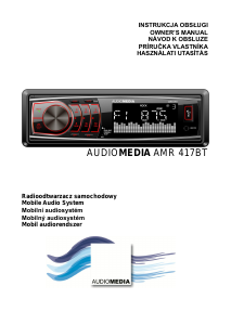 Használati útmutató Audiomedia AMR 417BT Autórádió