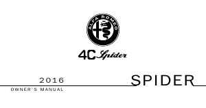 Manual Alfa Romeo 4C Spider (2016)