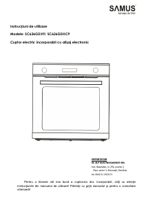 Manual Samus SC626GDX9 Oven