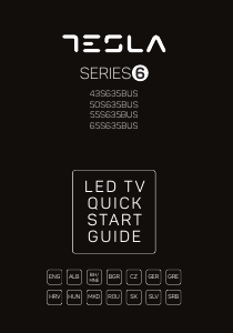 Manual Tesla 43S635BUS Televizor LED
