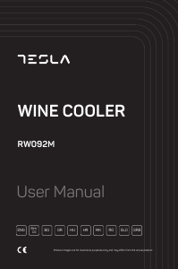 Használati útmutató Tesla RW092M Borszekrény