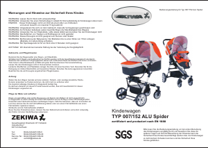 Bedienungsanleitung ZEKIWA ALU Spider Kinderwagen