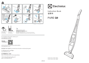 Kullanım kılavuzu Electrolux PQ91-3OB Pure Q9 Elektrikli süpürge
