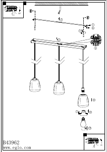 Bedienungsanleitung Eglo 43962 Leuchte