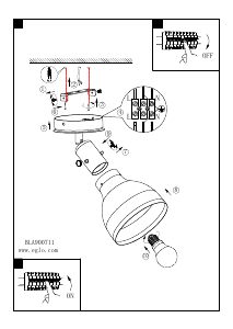 Bruksanvisning Eglo 900711 Lampa