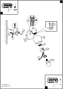 Bruksanvisning Eglo 900714 Lampa