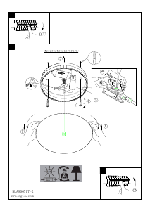 Bruksanvisning Eglo 900717 Lampa