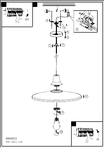 Bruksanvisning Eglo 900833 Lampa