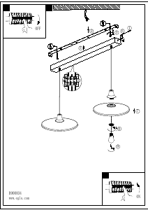 Bruksanvisning Eglo 900834 Lampa