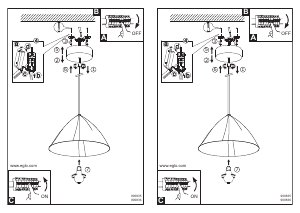 Bruksanvisning Eglo 900835 Lampa