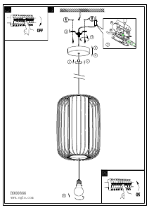 Bruksanvisning Eglo 900866 Lampa