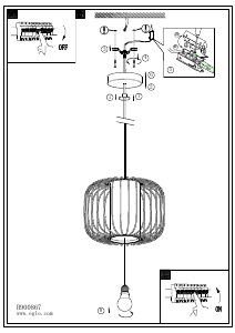 Bruksanvisning Eglo 900867 Lampa