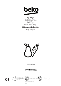 Käyttöohje BEKO FSE 1073 N Pakastin