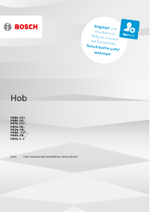 Handleiding Bosch PKF631FB2Y Kookplaat
