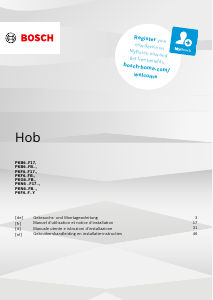 Bedienungsanleitung Bosch PKF631FB2Y Kochfeld