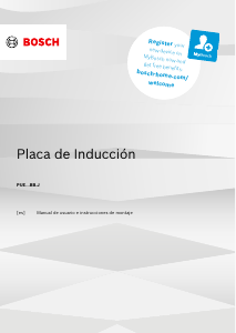 Manual de uso Bosch PUE612BB1J Placa
