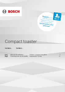 Manual Bosch TAT3M123 Prăjitor de pâine